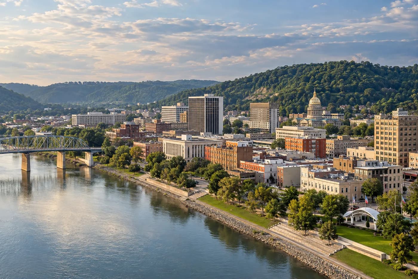 Charleston, West Virginia cityscape