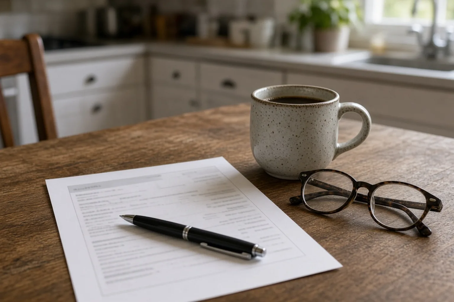 Written service estimate ready for review